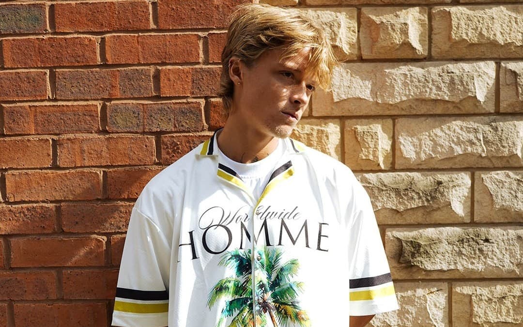 Dancers in colorful streetwear campaign photoshoot